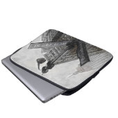 Wasserfarbe Breitbild-Zeichen Wrapping Laptopschutzhülle (Vorne Knopf)