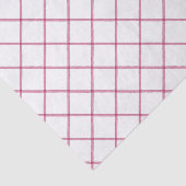 Wasserfarbe Burgund Weihnachten Kariert Seidenpapier (Ausschnitt)