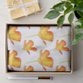 Wasserfarbe CA Mohnmuster Seidenpapier (Geschenk)