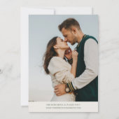 Wasserfarbe Calla Lilies & Hydrangeas Foto Hochzei Einladung (Rückseite)