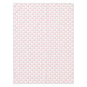 Wasserfarbe Candy Cane Weihnachtsmuster Tischdecke (Vorderseite)