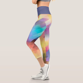 Wasserfarbe Capri Leggings