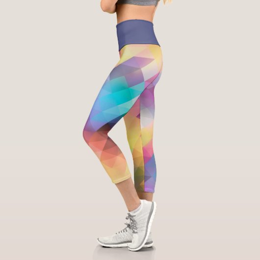 Wasserfarbe Capri Leggings (Links)