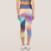 Wasserfarbe Capri Leggings (Rückseite)