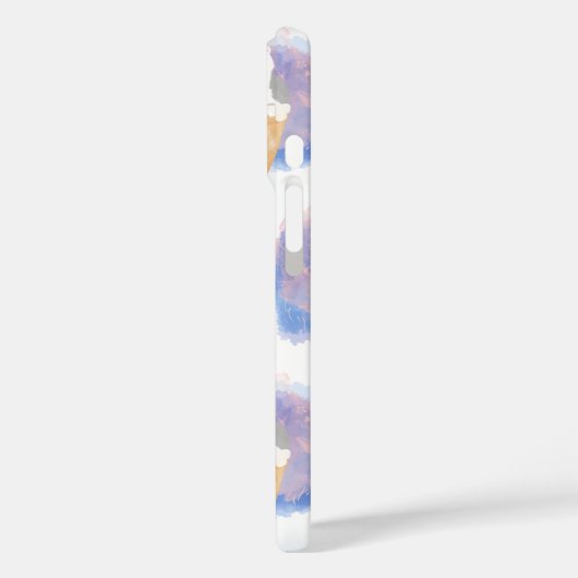 Wasserfarbe Case-Mate iPhone Hülle (Rückseite / Links)