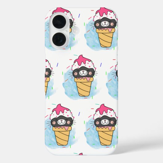 Wasserfarbe Case-Mate iPhone Hülle (Rückseite)