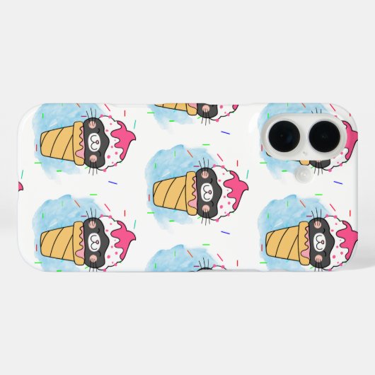 Wasserfarbe Case-Mate iPhone Hülle (Rückseite (Horizontal))