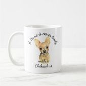Wasserfarbe Chihuahua Hund Tier Kaffeetasse (Links)