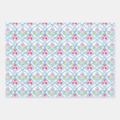 Wasserfarbe Chinoiserie Ginger Jars Wappen Geschenkpapier Set (Vorderseite 2)