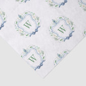 Wasserfarbe Chinoiserie Ginger Jars Wappen Seidenpapier (Ausschnitt)