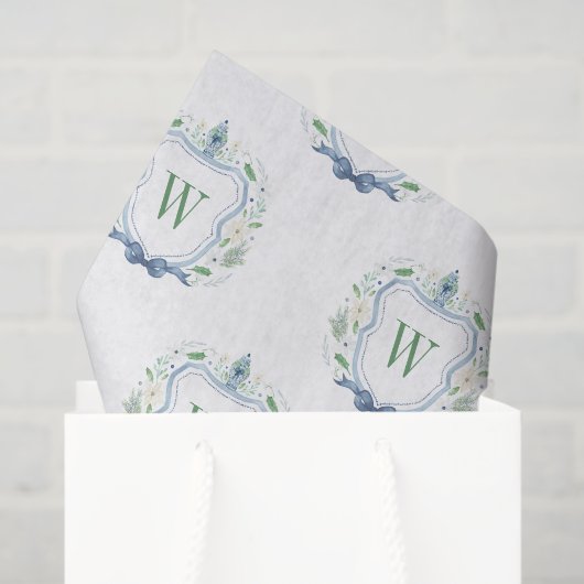 Wasserfarbe Chinoiserie Ginger Jars Wappen Seidenpapier (Geschenktüte)