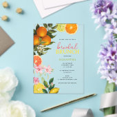 Wasserfarbe Citrus Bridal Brunch Brautparty Acryleinladungen (In Situ (Hochzeit))
