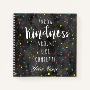 Wasserfarbe Confetti Notizblock