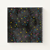 Wasserfarbe Confetti Notizblock (Rückseite)