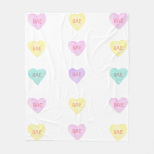 Wasserfarbe Convo Heartz BAE Fleece Mittelblanken (Vorderseite)