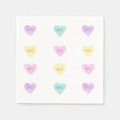 Wasserfarbe Convo Heartz BAE Napkins Serviette (Vorderseite)