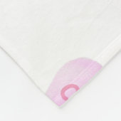 Wasserfarbe Convo Heartz BESTE FREUNDIN Medium Fle Fleecedecke (Ecke)