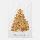 Wasserfarbe Croquembouche Geschirrtuch (Vertikal)