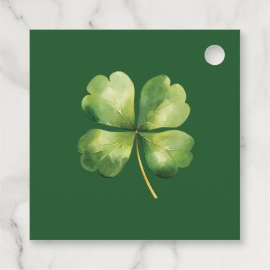 Wasserfarbe Custom St. Patrick's Day Pub Geschenkanhänger (Rückseite)