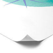 Wasserfarbe D Poster (Ecke)