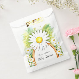Wasserfarbe Daisy Babydusche Geschenktütchen