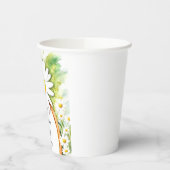 Wasserfarbe Daisy Babydusche Pappbecher (Links)