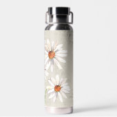 Wasserfarbe Daisy Bouquet auf verblasste Musik Trinkflasche (Rückseite)