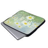 Wasserfarbe Daisy Garden Laptopschutzhülle (Vorne Knopf)