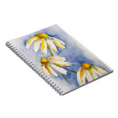 Wasserfarbe Daisy Notizblock (Rechte Seite)
