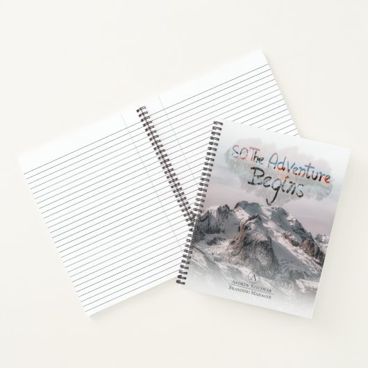 Wasserfarbe, damit das Abenteuer beginnt benutzerd Notizblock (Innenseite)