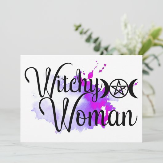 Wasserfarbe Dankeskarte (Stehend Vorderseite)