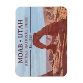 Wasserfarbe Delikatessen Arch Moab Utah Nationalpa Magnet (Vertikal)