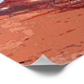 Wasserfarbe Delikatessen Arch Moab Utah Nationalpa Poster (Ecke)