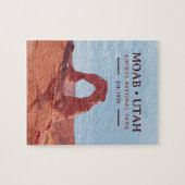 Wasserfarbe Delikatessen Arch Moab Utah Nationalpa Puzzle (Horizontal)