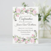 Wasserfarbe der Bestätigung Einladung (Stehend Vorderseite)