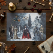 Wasserfarbe der Halloween-Monster Seidenpapier