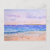 Wasserfarbe der Kaimaninseln Postkarte (Vorderseite)