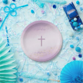 Wasserfarbe der Kommune Kreuzung Pappteller (Party)