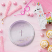 Wasserfarbe der Kommune Kreuzung Pappteller (Party)