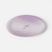 Wasserfarbe der Kommune Kreuzung Pappteller (Schrägansicht)