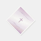 Wasserfarbe der Kommune Serviette (Ecke)