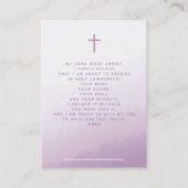 Wasserfarbe der Kommune Visitenkarte (Rückseite)