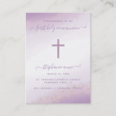 Wasserfarbe der Kommune Visitenkarte (Vorderseite)