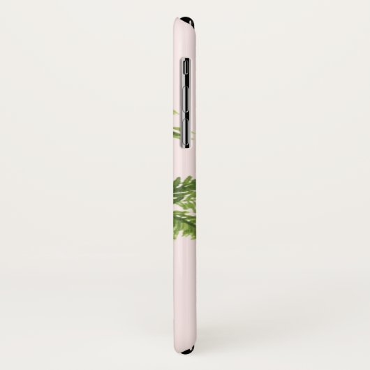 Wasserfarbe der tropischen Palme Case-Mate iPhone Hülle (Hinten/Links)