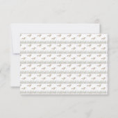 Wasserfarbe Derby Party Jockeys Racing RSVP Karte (Rückseite)