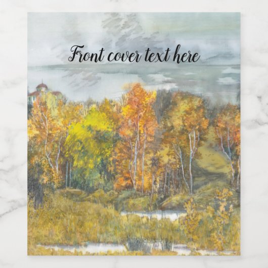 Wasserfarbe des Autors Weinetikett (Einzelnes Label)