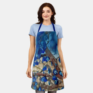 Wasserfarbe des Baumes mit Nazaren dekoriert Schürze