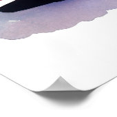 Wasserfarbe des Fahrzeugs Poster (Ecke)