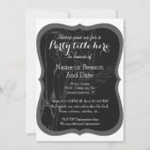 Wasserfarbe des geometrischen Rammschädels Einladung (Vorderseite)