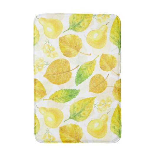 Wasserfarbe des Herbstes Badematte (Vorderseite Vertikal)